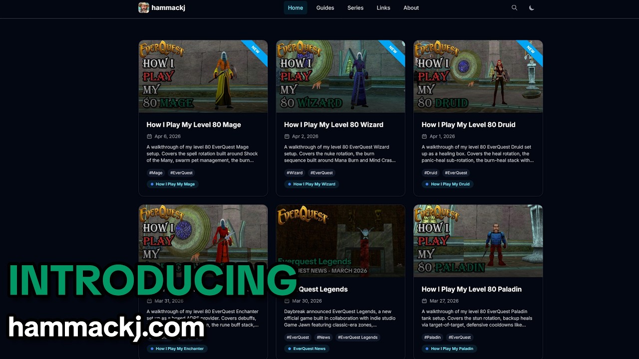 Introducing hammackj.com