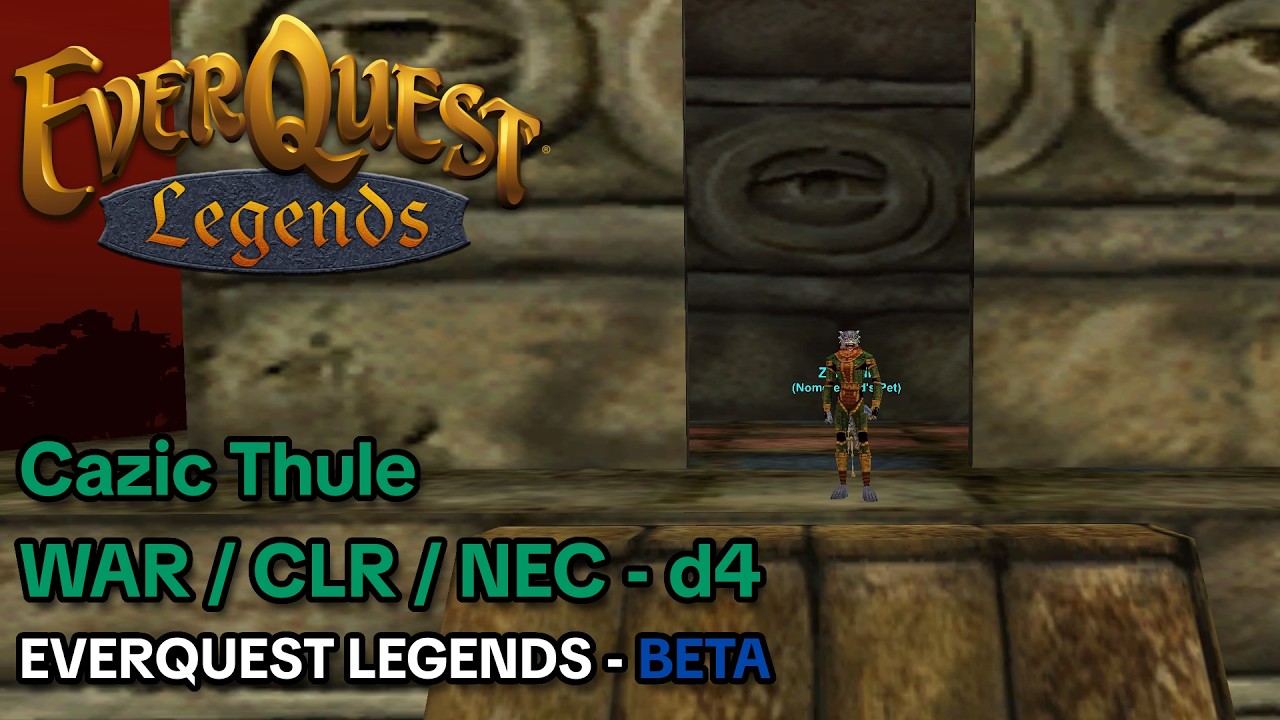 Cazic Thule - WAR / CLR / NEC - d4 solo