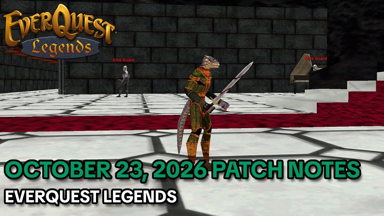 October 23, 2026 Patch Notes - Everquest Legends